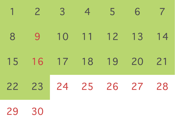 11月カレンダー